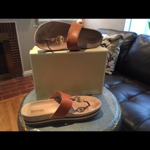 Michael Kors platform sandals.